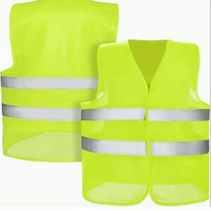 2 pack High Visibility Safety Vest with Reflective Stripes
